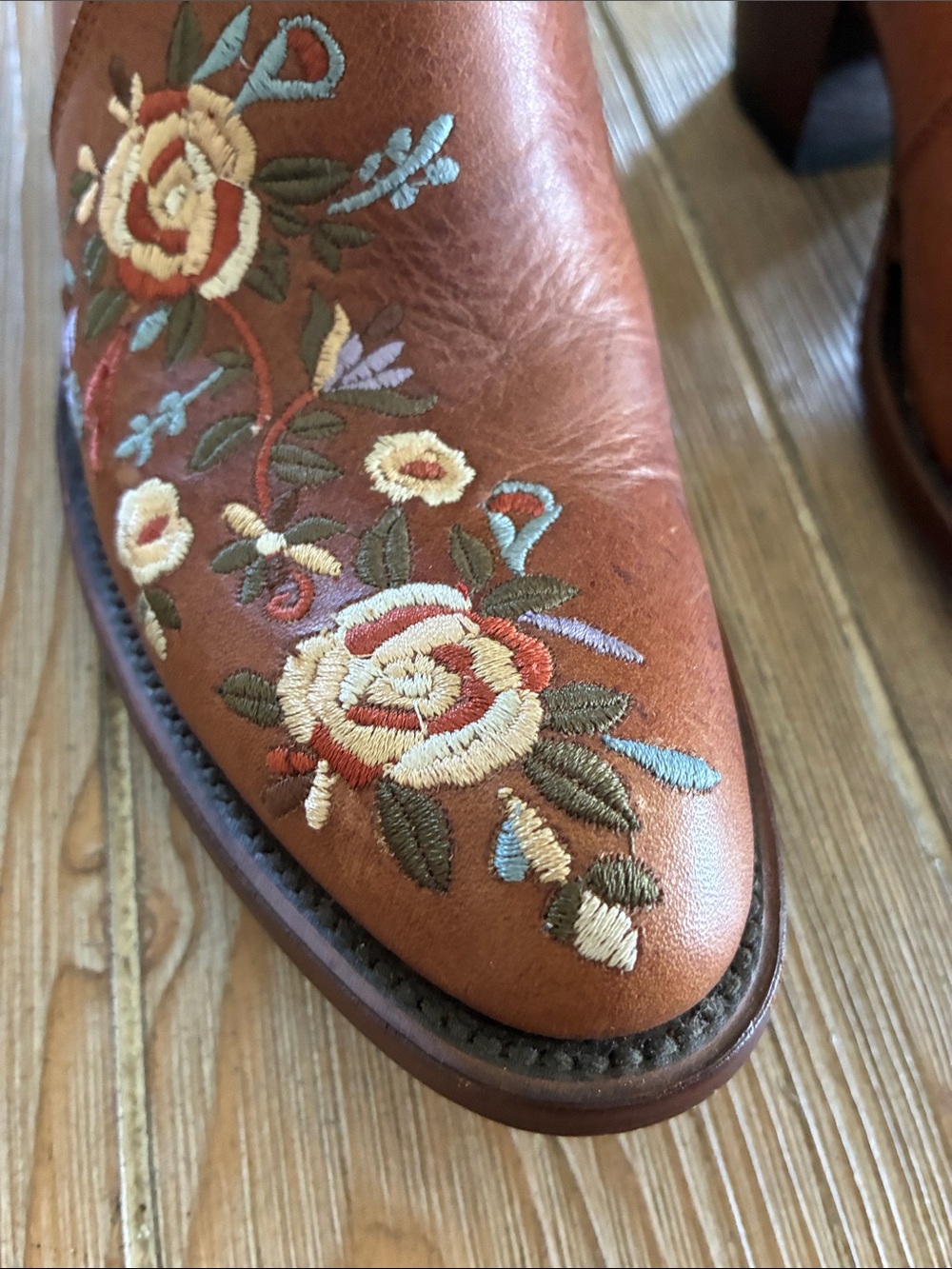 Shyanne Millie Floral Embroidered Booties - Picture 4 of 13